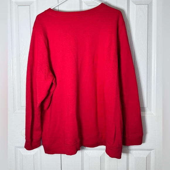 NWT Talbots Sparkling Appliqué Joyful Sweatshirt - Picture 4 of 5